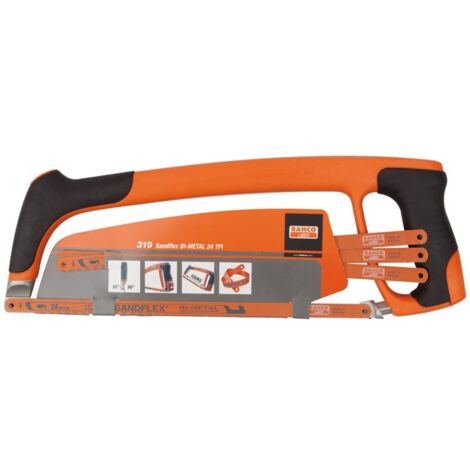 BAHCO SÄGEBLATTRAHMEN 300 mm + 3 STÜCK 3906-24 SÄGEBLÄTTER