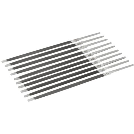 Bahco Sägefeile, doppelt, extraschlank, Halbschlichthieb, ohne Heft 150 mm