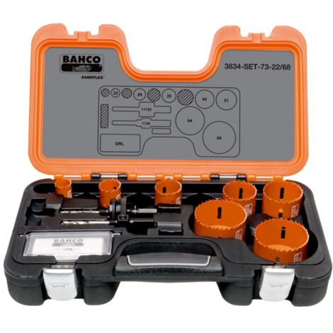 Bahco Sandflex Bimetall-Lochsägen-Satz 16 mm-92 mm - 9-tlg.