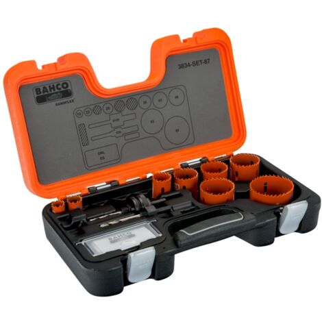 Bahco Sandflex Bimetall-Lochsägen-Satz 19 mm-65 mm - 12-tlg.