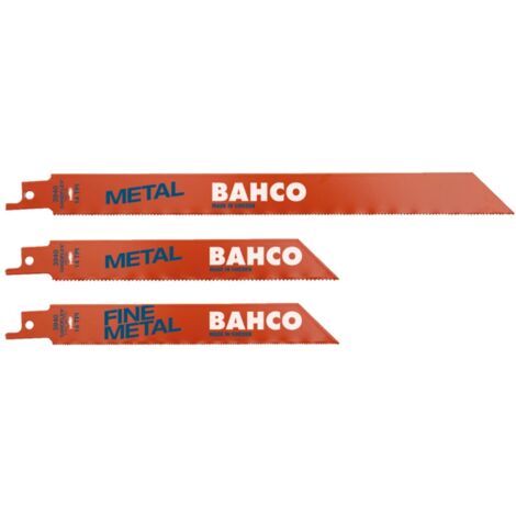 Bahco Sandflex® Bimetall Säbelsägeblätter Satz 150/228mm für Metall 5 teilig