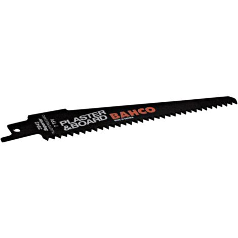 Bahco Sandflex Bimetall-Säbelsägenblätter für Gips und Platten 7 ZpZ, 228 mm - 5 Stk.