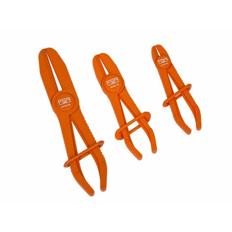 Yato® Schlauchklemmen-Zangen 3-teilig Kunststoff für Auto & Kfz Schläuche  Leitungen Abklemm-Zangen Schlauch