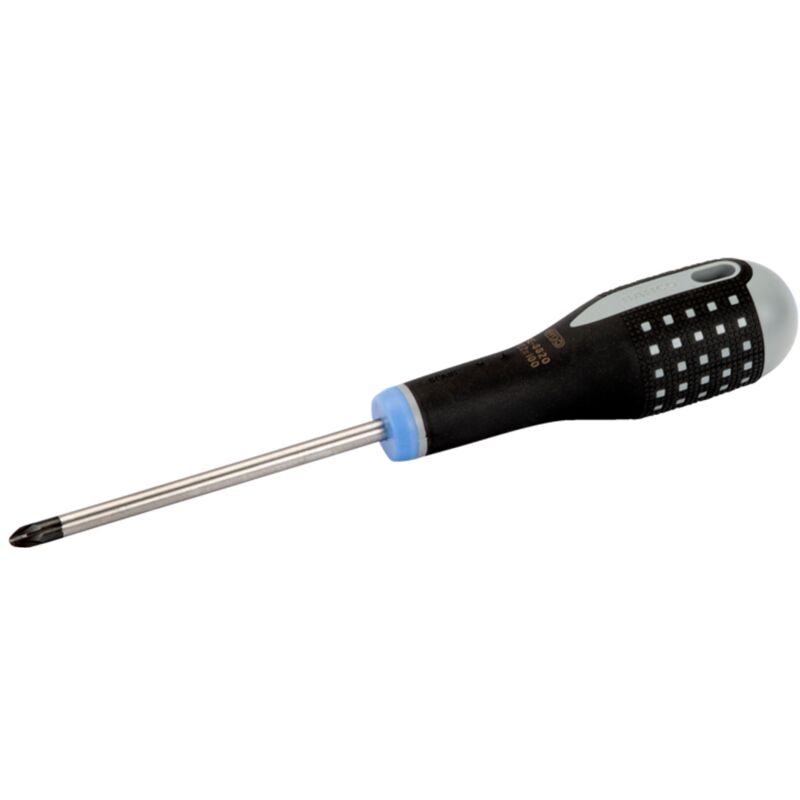 Image of Ergo Pozidriv-Schraubendreher mit 3-Komponenten-Griff, PZ2 x 36 x 100 mm - Bahco