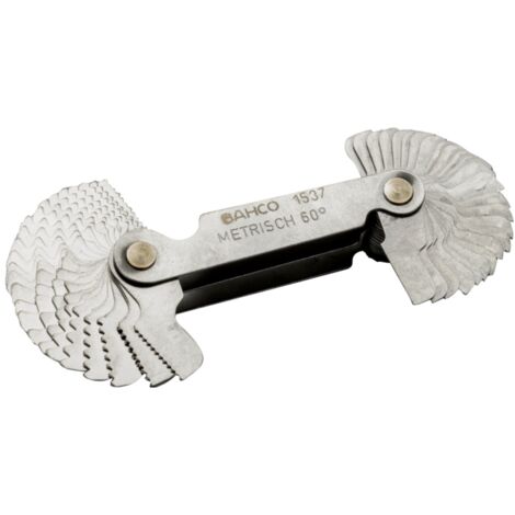 Bahco Schraublehre, 60° metrisch und 55° Whitworth, 30 mm