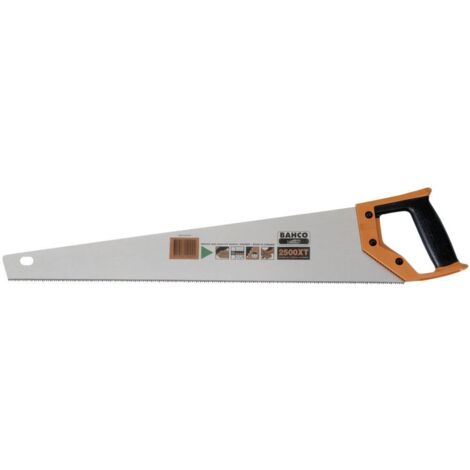 Bahco – Scie égoïne 475 mm – 250019XTHP – Denture trempée pour coupe nette – Conçue pour bois et matériaux moyennement grossiers - X081521