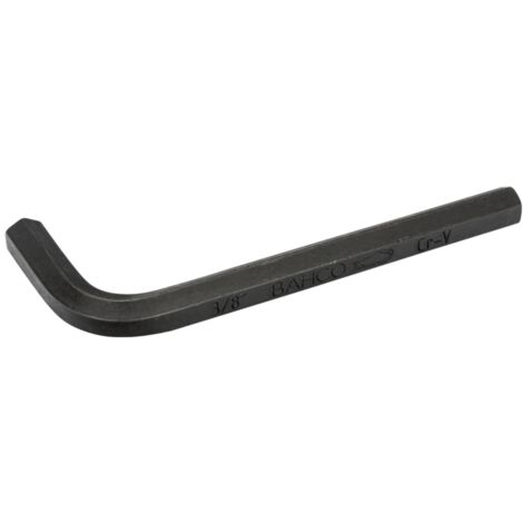 Bahco Sechskant-Winkelschraubendreher, zöllig, phosphatiert, 7/16 x 129 mm