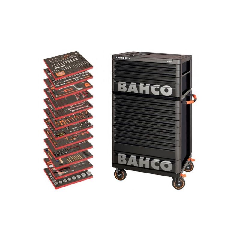 Bahco - Servante avec 560 outils à usage général