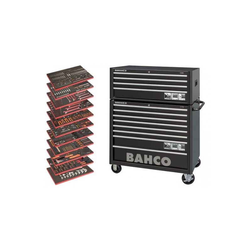 Bahco - Servante avec 758 outils à usage général