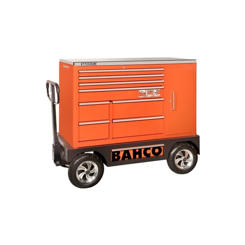 Bahco - Servante spéciale 53 , 8 tiroirs et armoire latérale, 1 505mm x 500mmx 1218mm