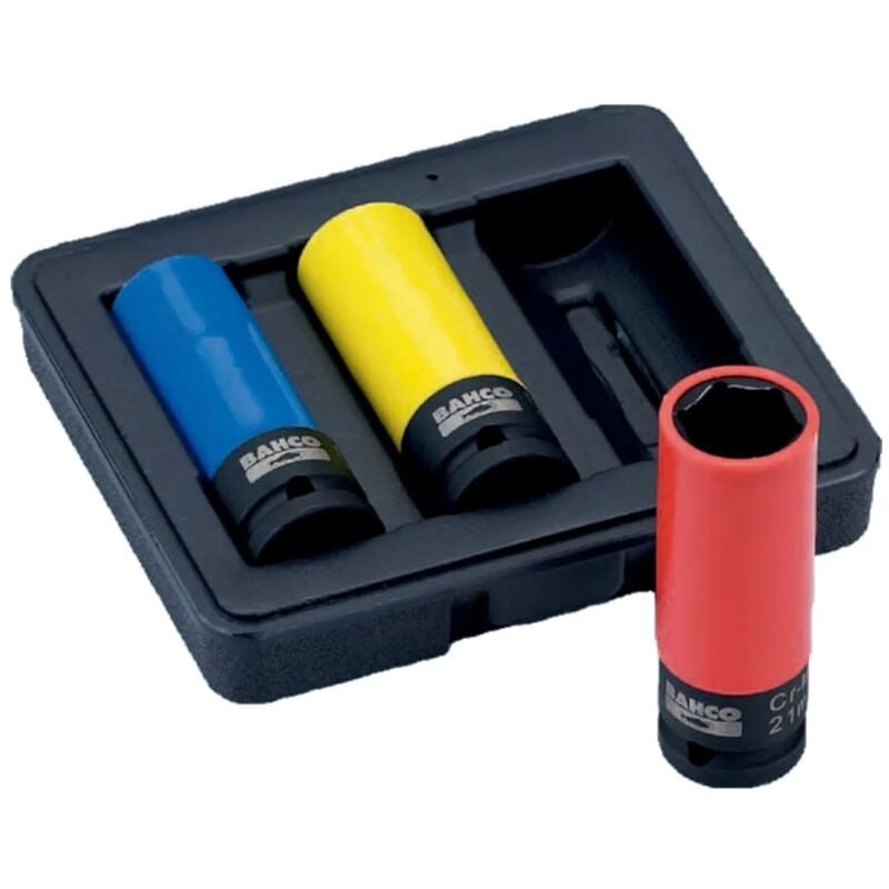 

Set de 3 piezas de tubos de impacto 17/19/21 mm BWSS12P3 - Bahco