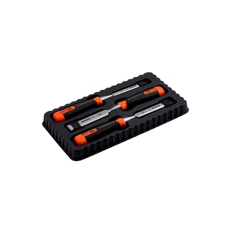 Jeu de ciseaux à bois anti-fissures ergo™ - 3 pcs/boîte en carton - Bahco