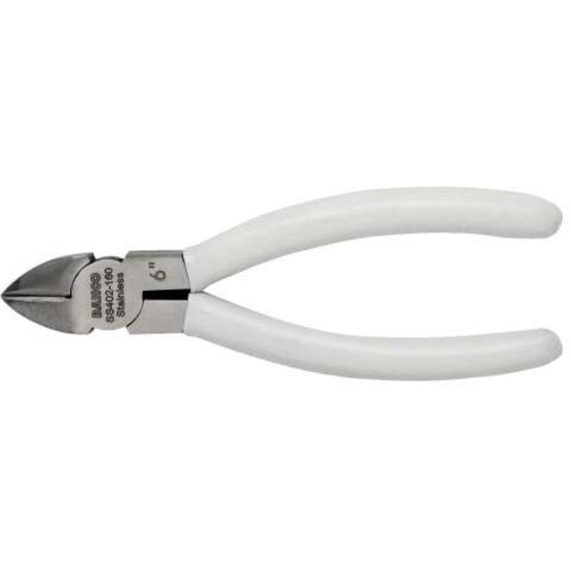 Pince coupante diagonale en acier inoxydable avec poignées gainées pvc - Bahco