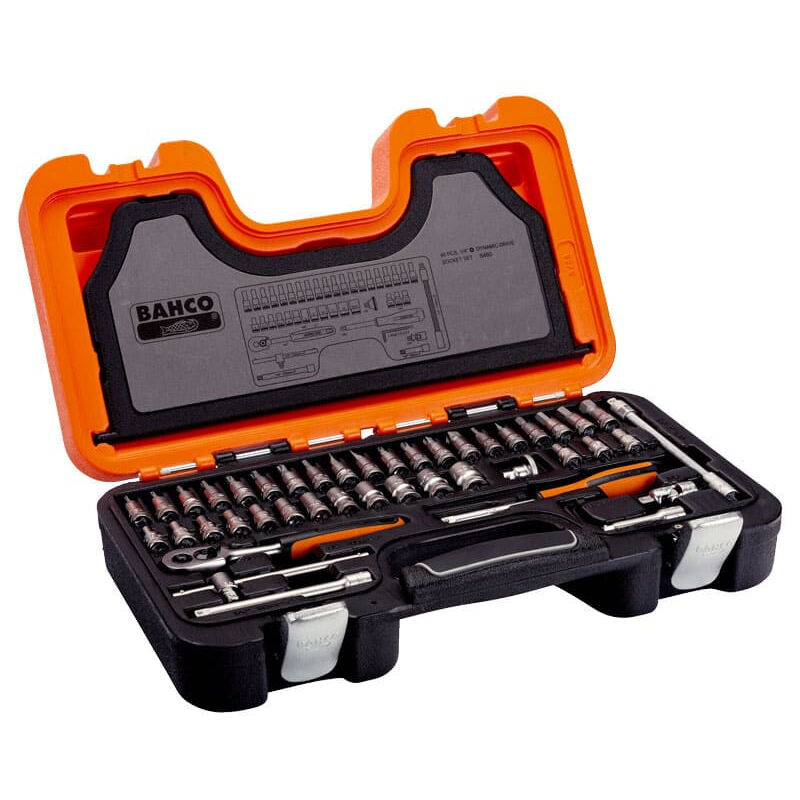 Steckschlüsselsatz 1/4' (46-teilig) Bahco S460