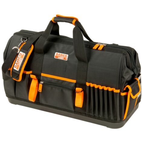 Bahco Stoff-Werkzeugtasche, oben geschlossen, mit festem Boden, 48 l, 260 mm x 255 mm x 610 mm