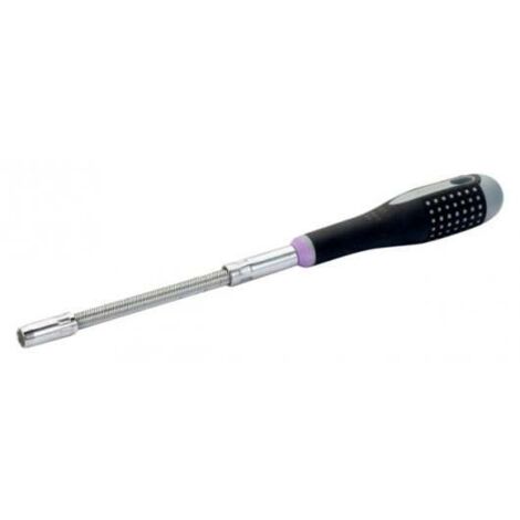 BAHCO - Tournevis à douille 6 pans ERGO™ à tige flexible avec poignée en caoutchouc 6-8 mm