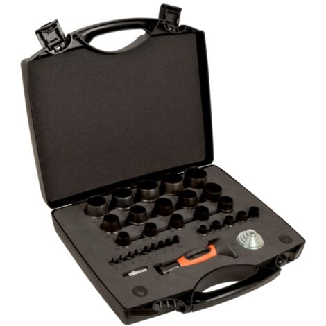 Bahco Wechselbarer Lochstanzen-Satz 2-50 mm - 32-tlg. im Kunststoffkoffer