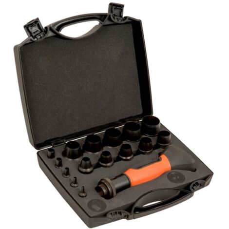 Bahco Wechselbarer Lochstanzen-Satz 3 mm-30 mm - 16 tlg. im Kunststoffkoffer