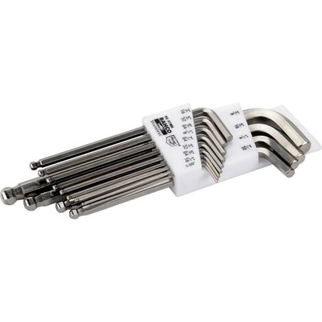 Bahco Winkelschraubendreher Set 13 pièces Argent Acier inoxydable