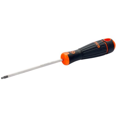 BahcoFIT TORX-Schraubendreher, manipulationssicher mit Gummigriff, TR25 x 125 mm