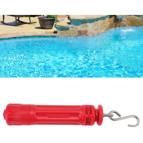 [Bahnleinenspanner] [Manuell] [Schwimmbahnleinenspanner] Kratzfester Edelstahl 304, ABS, leicht, Größe: 32,5 cm / 12,8 Zoll, Durchmesser: 5 cm / 1,9 Zoll