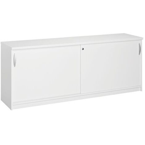 Bahut H 73 x L 185 cm blanc - Team Line - Maxiburo