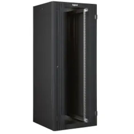 Baie 19pouces à porte avant simple livrée à plat Linkeo capacité 24U 1226x600x600mm RAL7016 (646775)