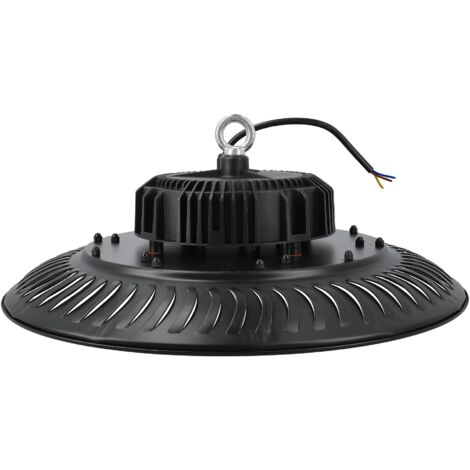 Baie haute LED UFO 200W 15500lm 6000K – Indice de protection IP65 – Aluminium résistant aux intempéries – Éclairage pour entrepôts et ateliers – Jandei