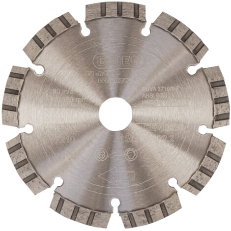 Baier Diamantscheibe Laser Turbo Premium 125 x 22,2 mm