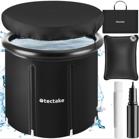 Baignoire à glace pliable avec triple isolation et pompe 75x75cm
