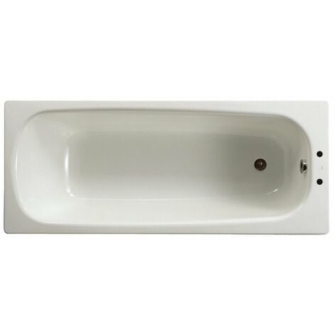 Baignoire acier Contesa percée 2 trous sans pieds 160x70 - Roca
