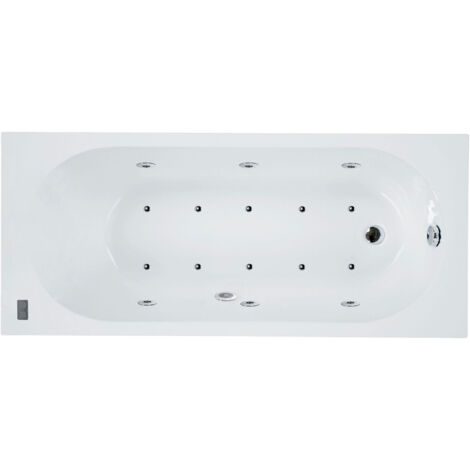 Baignoire acrylique sans tablier DS Confort 140 x 70 cm Blanc brillant - Serena