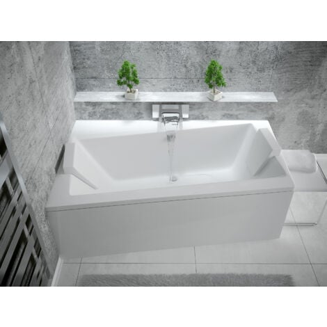 Baignoire angle gauche ZIANIGI avec tablier - 170cm