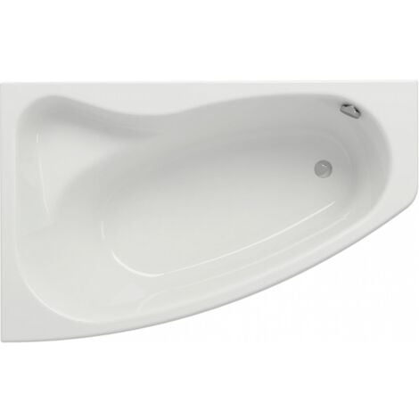 Baignoire asymétrique gauche 160x100 Sicilia sans tablier