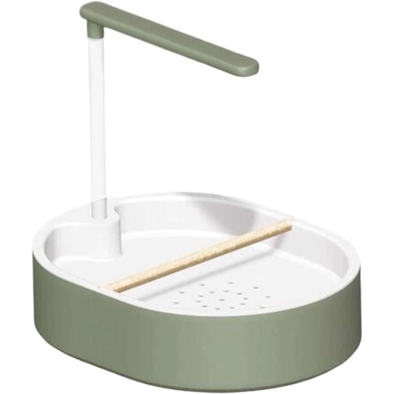 Baignoire Automatique pour Oiseaux, Douche de Bain Automatique pour Perroquet avec Perchoir, Baignoire électrique USB, Baignoire d'oiseaux Cycle