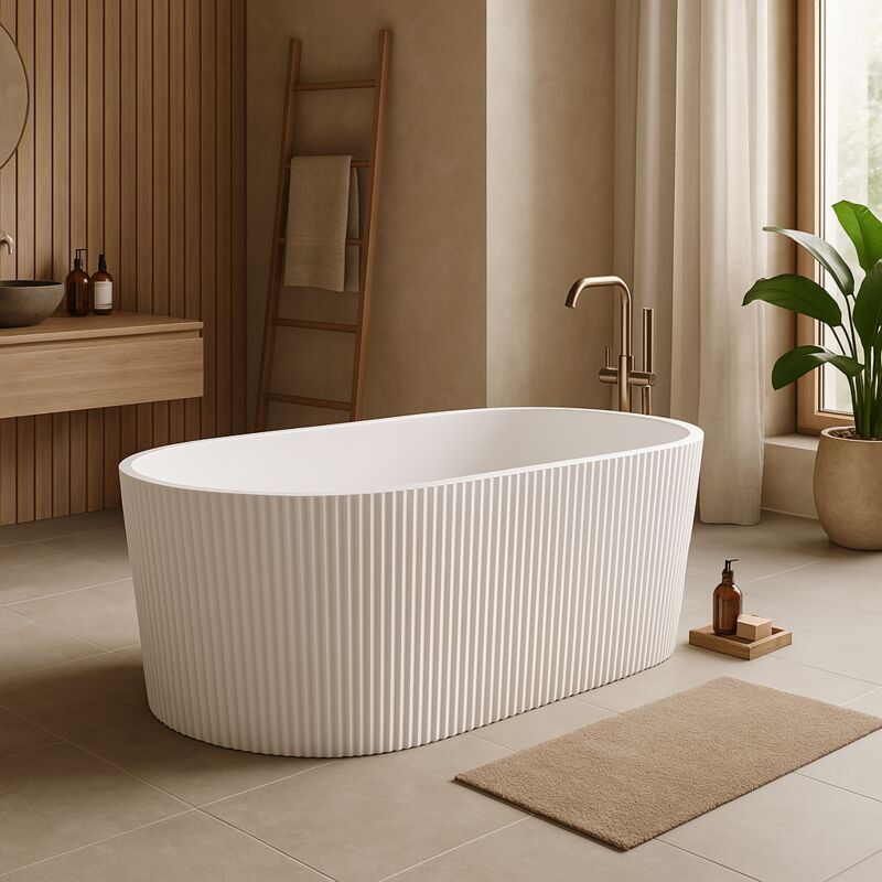 Badplaats - Baignoire autoportante Havana 170 x 80 x 58 cm - b