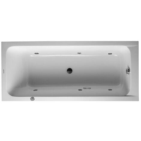 Baignoire Bain à remous rectangulaire D-CODE 120 l 170x75 blanc 1 RS Jet Project