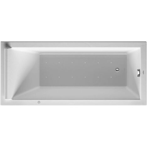 Baignoire Bain à remous rectangulaire STARCK 135 l 160x70 blanc 1 RS Air-Syst