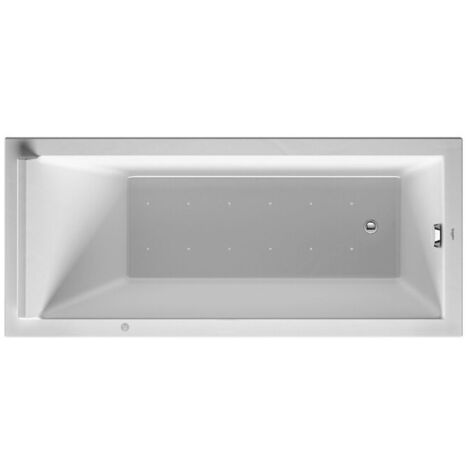 Baignoire Bain à remous rectangulaire STARCK 135 l 160x70 blanc 1 RS Jet-Syst