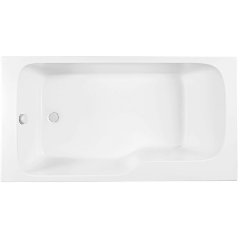 Jacob Delafon - Baignoire bain douche Malice, version gauche Blanc brillant 160 x 85