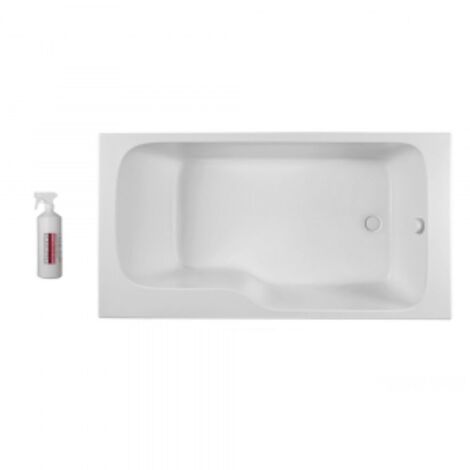 Baignoire bain douche JACOB DELAFON Malice + nettoyant 170 x 90, version droite