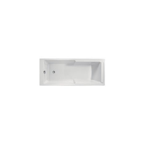Baignoire bain-douche STRUKTURA 170x75cm blanc