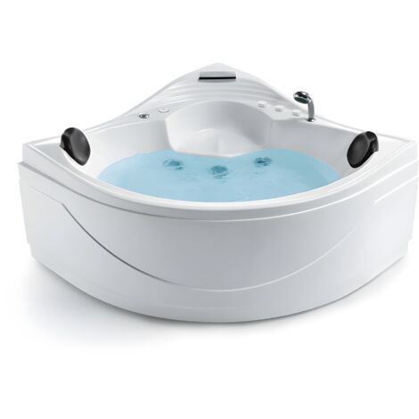 Baignoire balnéo d'angle 135x135 cm SWEET IMASSAGE