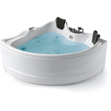Baignoire balnéo d'angle 150x150 cm VENISE DROITE ICONFORT