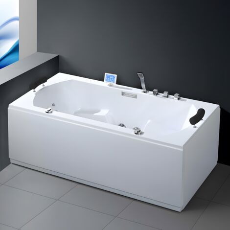 Baignoire balnéo droite 190x90 cm ARKOS IDYNAMIC