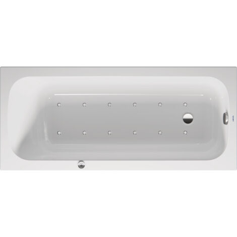 Baignoire balnéo Duravit Quatego, version à encastrer, simple