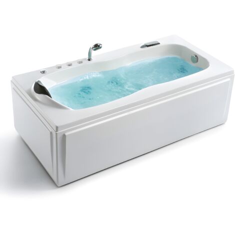 Baignoire balnéo rectangulaire 170x80 cm ANGEL DROITE ICONFORT