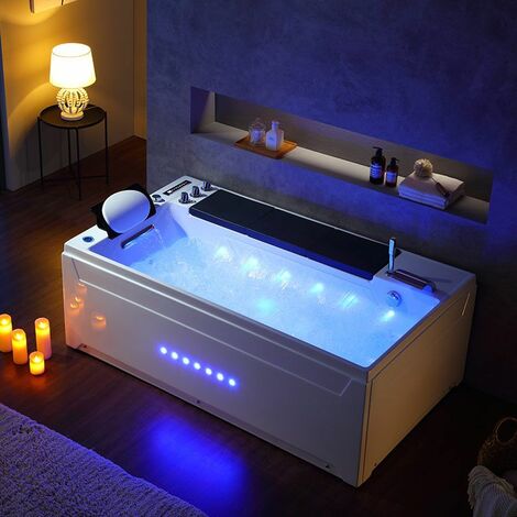 Baignoire balnéo Whirlpool Monte-Cristo 40 jets + massage des cervicales