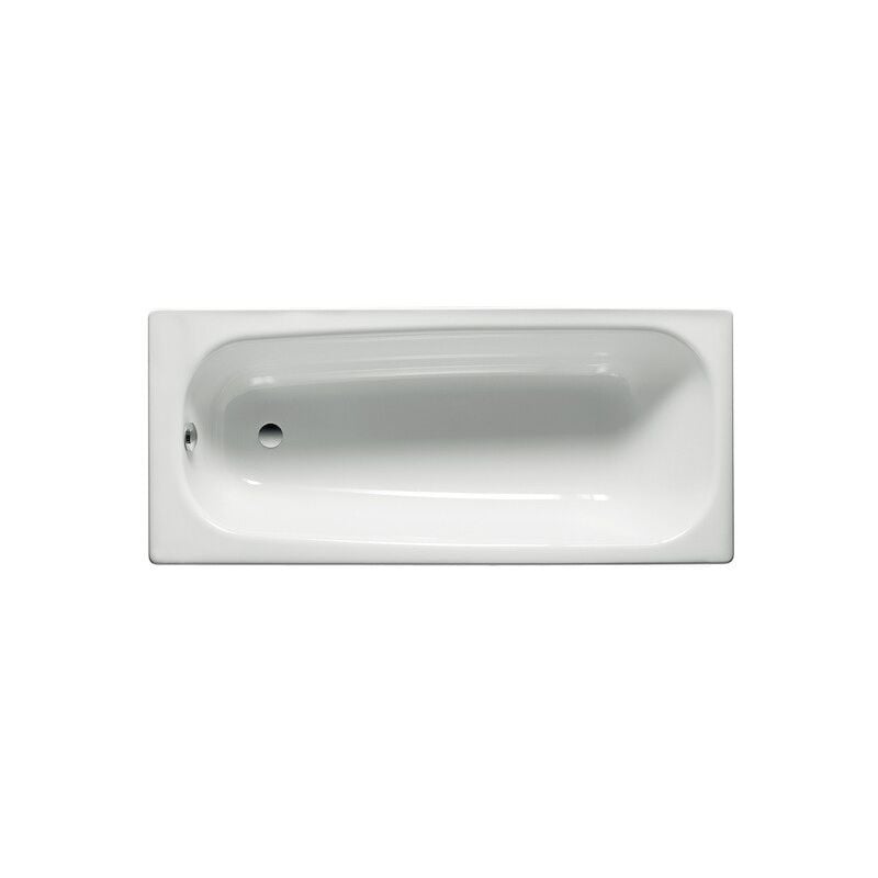 Baignoire rectangulaire en acier contesa Roca Dimensions : 1000x700 mm