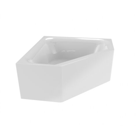 Baignoire d'angle acrylique RIHO AUSTIN Plug&Play 145x145cm